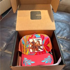 Goorin Bros Animal Farm Trucker Hat Octopus All Hands on Deck “Flexible”